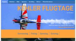 Desktop Screenshot of kehler-flugtage.de