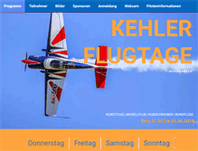 Tablet Screenshot of kehler-flugtage.de